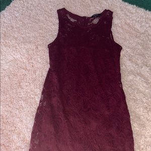 Maroon/Plum laced dress